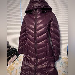 Calvin Klein Deep Purple Down Packable Puffer Jacket